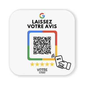 Plaque NFC Avis Google